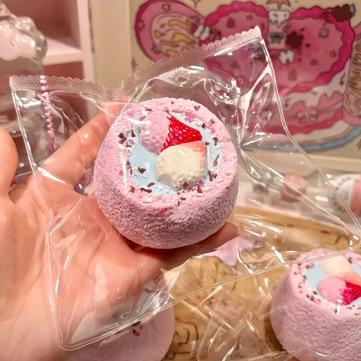 Squishies de tartas de panadería de silicona