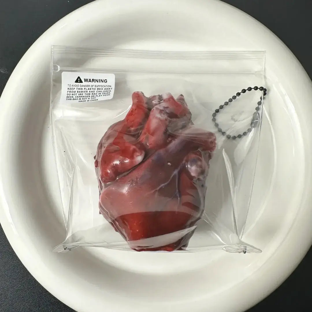 Squishies de corazón y cerebro para Halloween