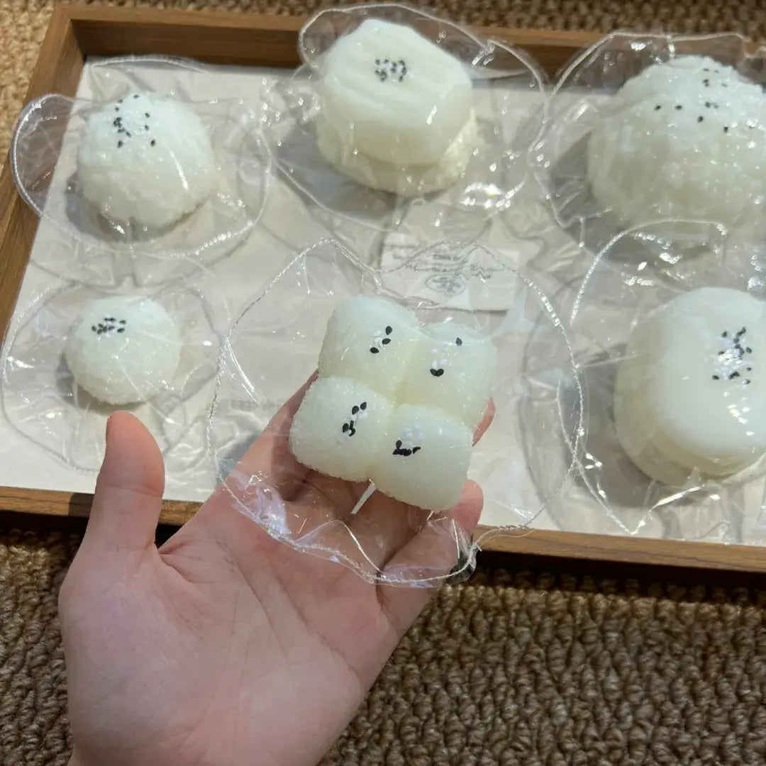 Squishies artesanales de arroz y foca