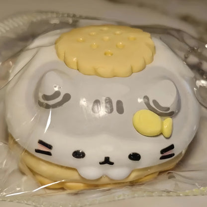 Squishies de galletas de gato: clásicos y Halloween