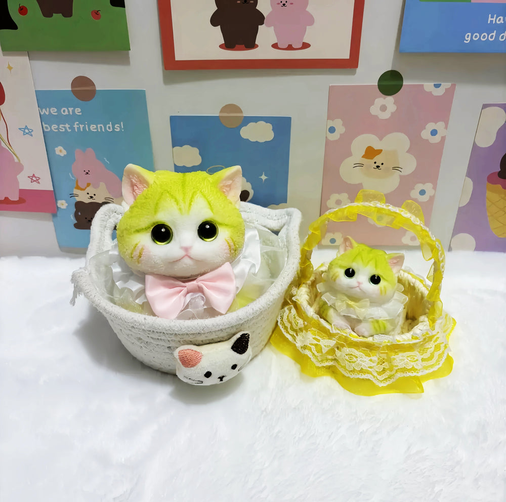 Squishy de gato gordito de silicona