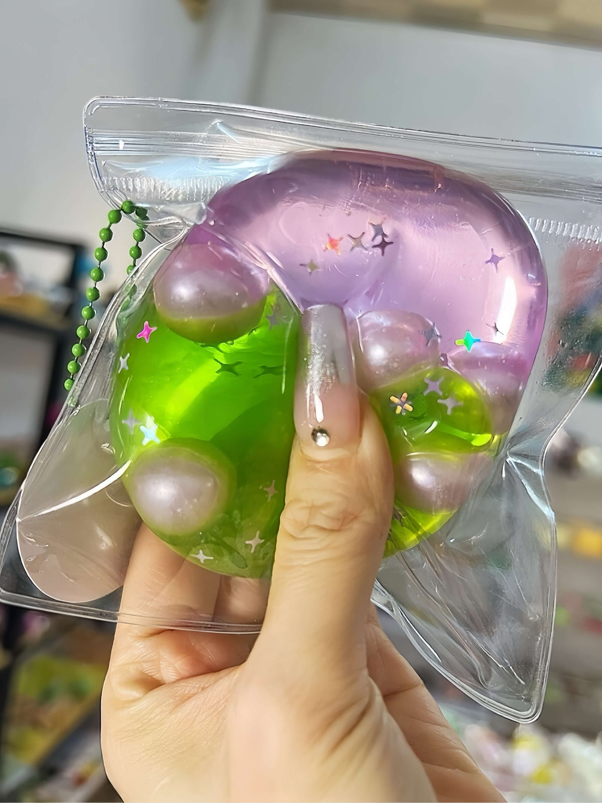 Squishies de verano con arena fluida