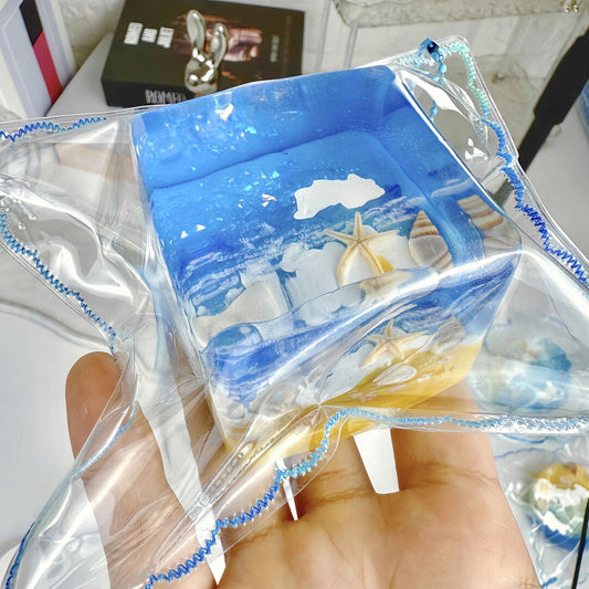 
Squishies transparentes Beach Mochi