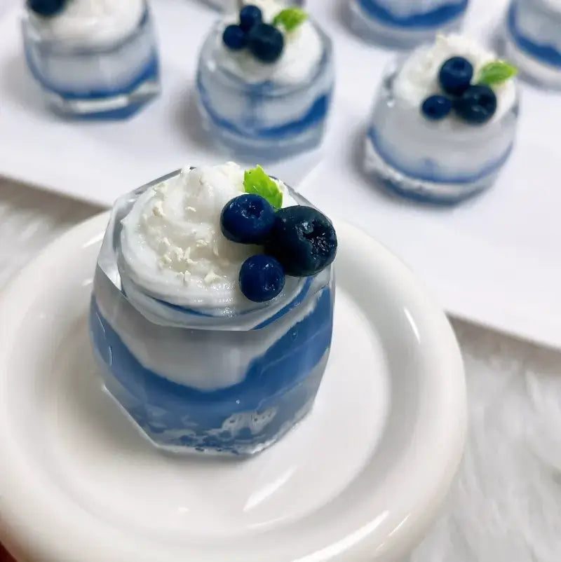 Squishies de silicona de frutas y bubble tea