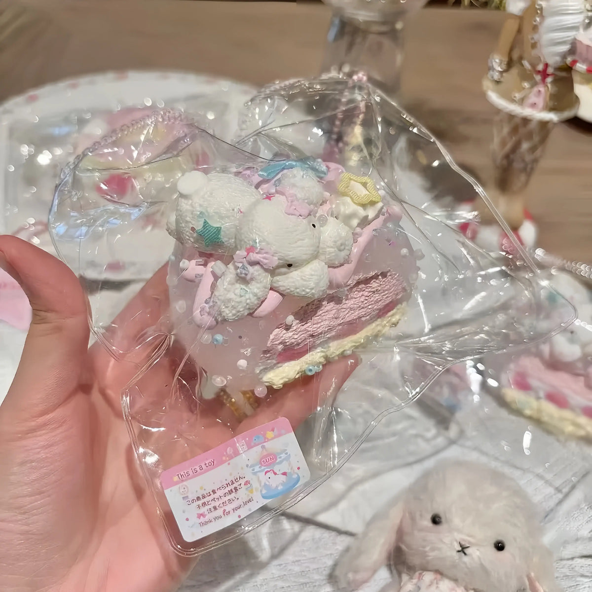 Squishies cremosos de mochi y postres