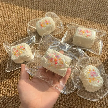 Mini squishy artesanal de pudin de almendras