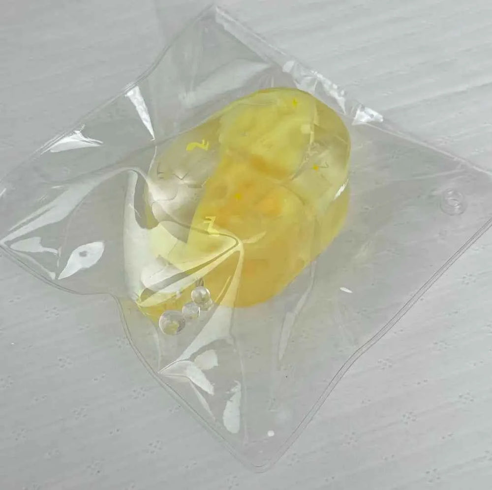 Squishies de polos de silicona transparente