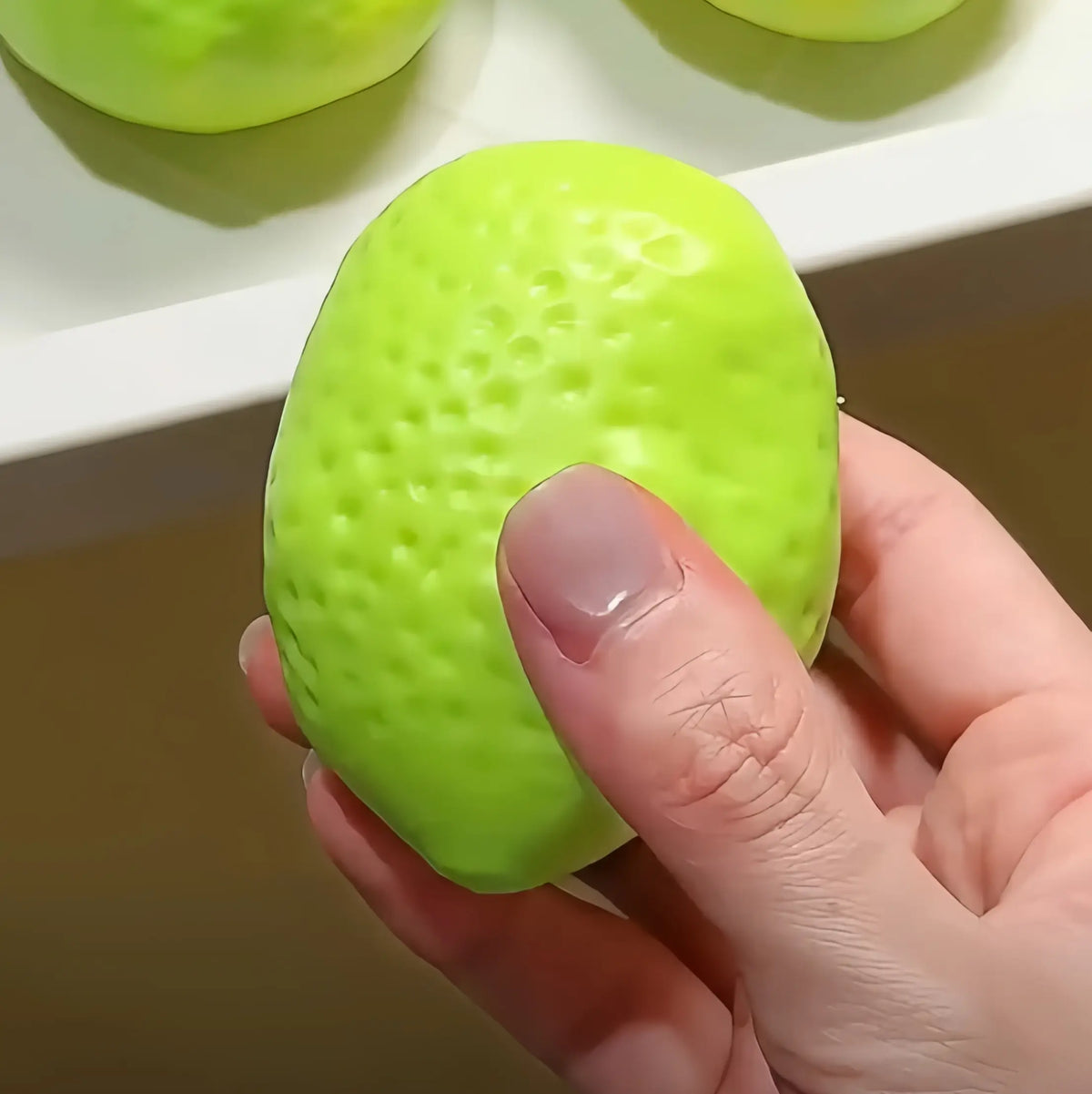 Squishies artesanales de frutas realistas