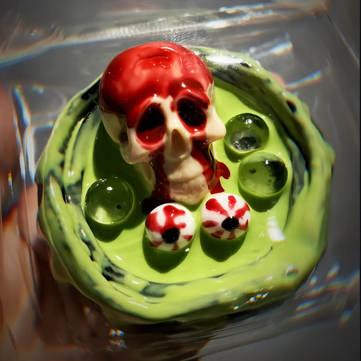 Squishies artesanales de horror y motivos macabros