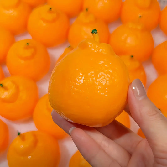 
Squishies artesanales de frutas realistas