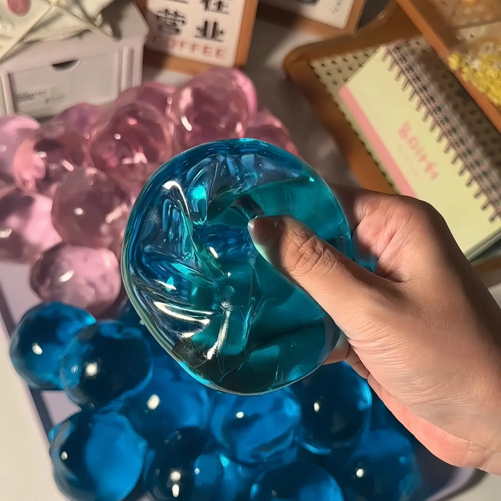 Pelota squishy Crystal Soft Glass de slime
