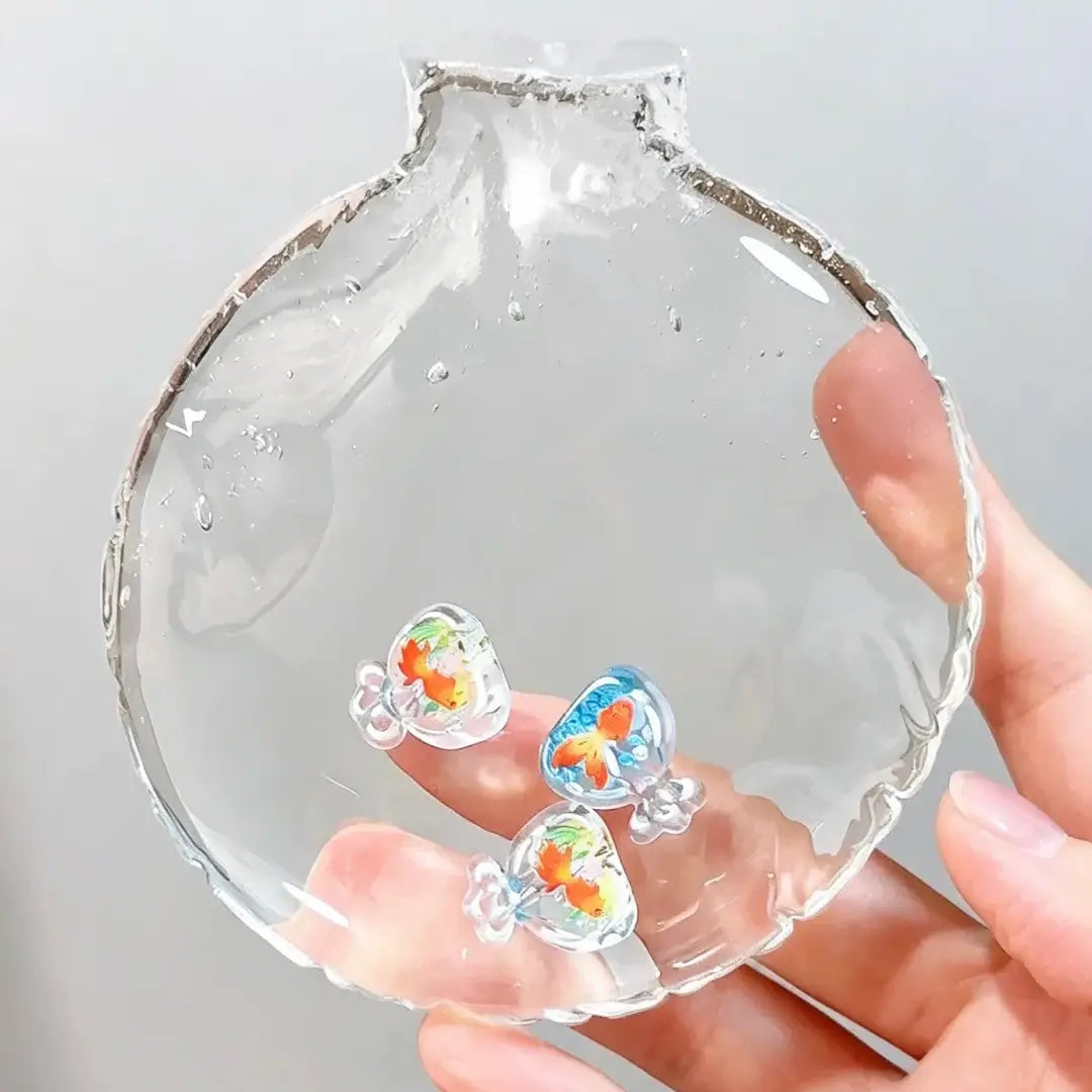 Squishy artesanal de bolsa de gelatina transparente
