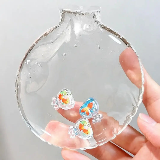 
Squishy artesanal de bolsa de gelatina transparente