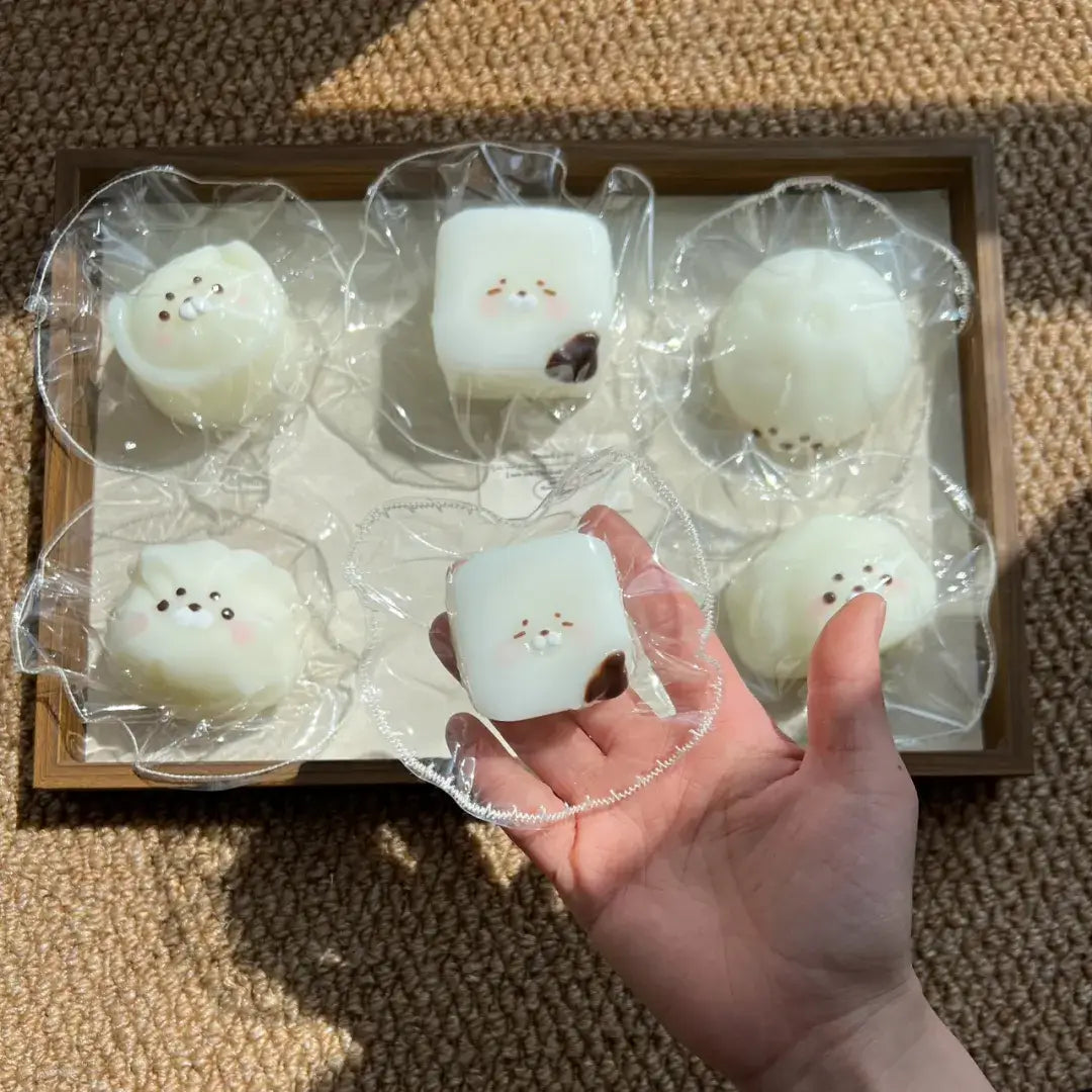 Squishies artesanales de arroz y foca
