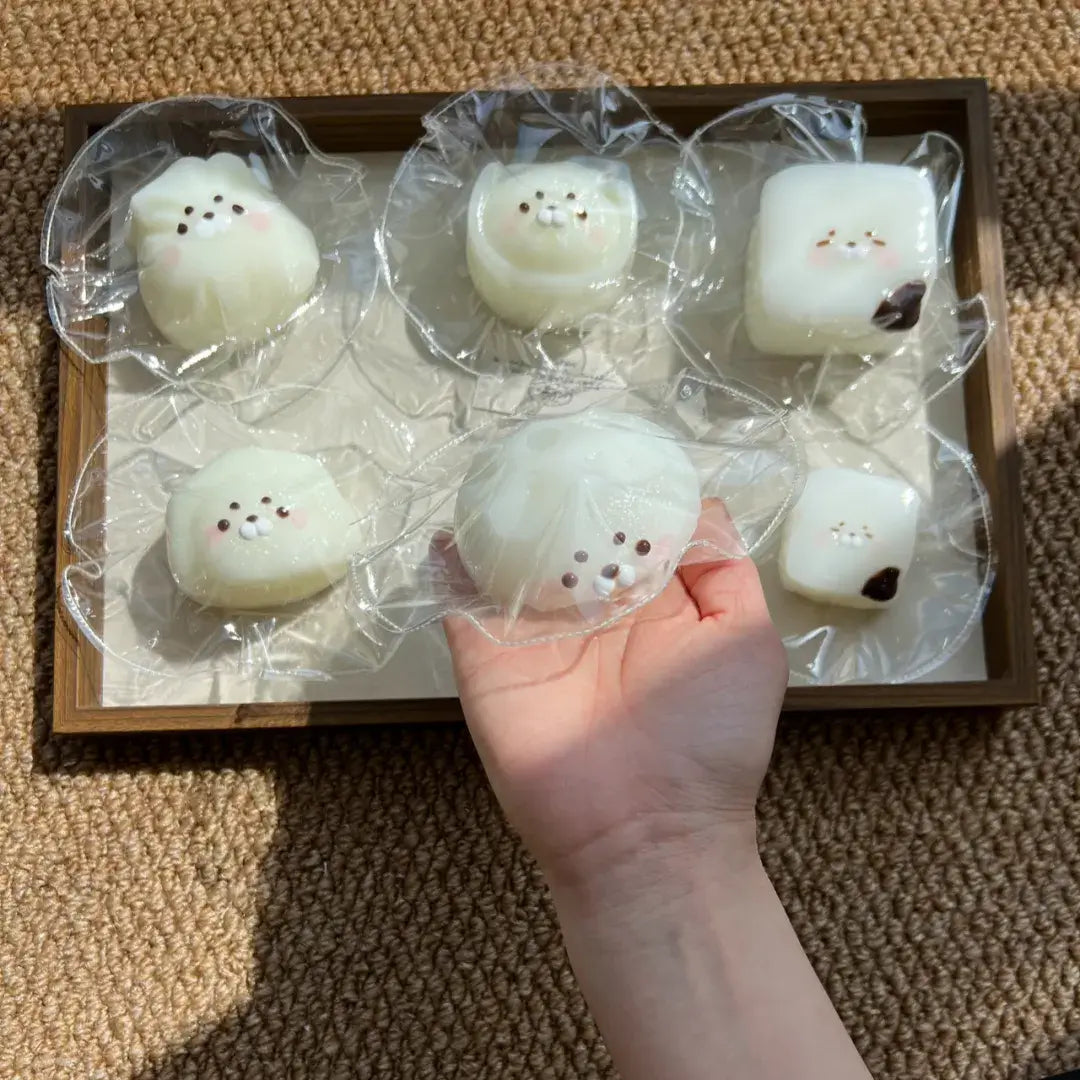 Squishies artesanales de arroz y foca