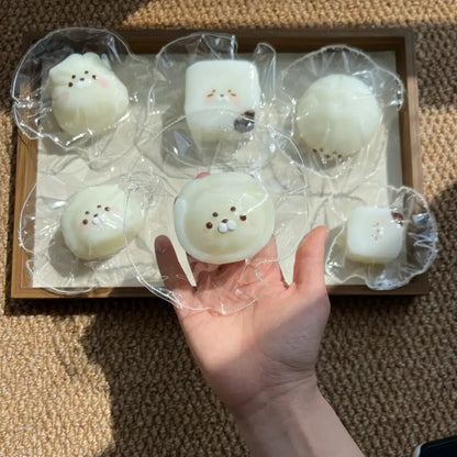 Squishies artesanales de arroz y foca