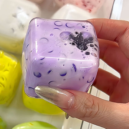 Squishies de cubos de yogur y dulces