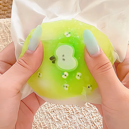 Crunchy Crust Fruit Ice Bread ASMR Squishy Toy