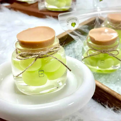 Squishies de silicona de frutas y bubble tea