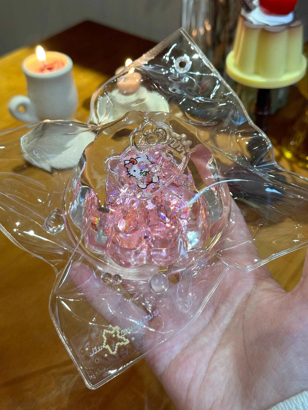 Squishy de pudin con arena fluida