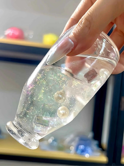 Squishies CHIBOKI de botellas con arena por capas