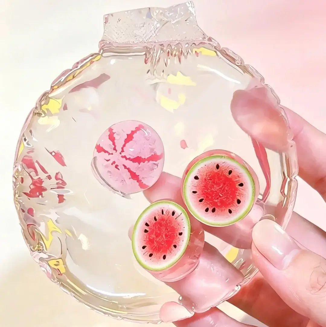 Squishy artesanal de bolsa de gelatina transparente