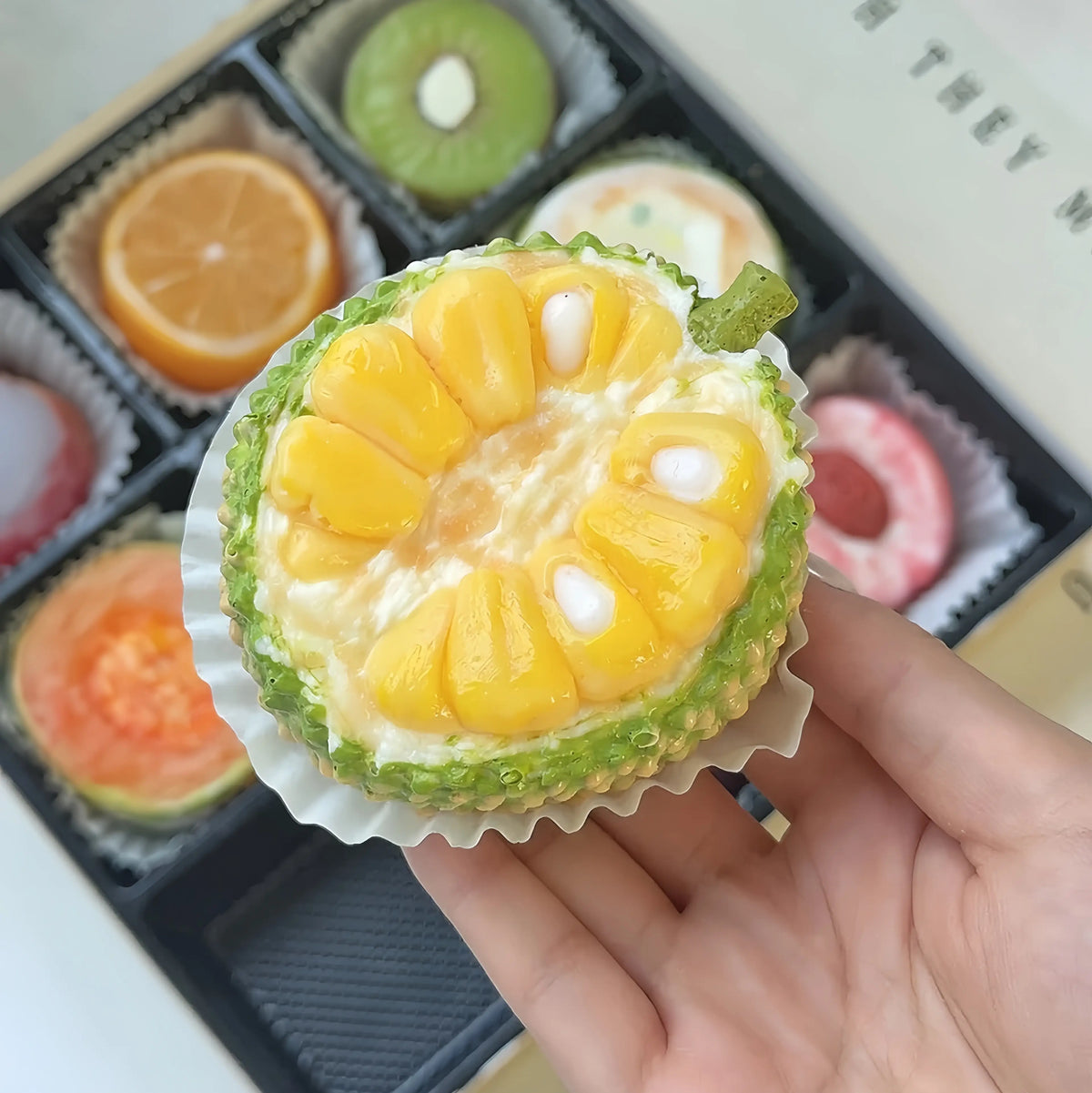 Premium Realistic Fruit Squishy Gift Box – Slow Rising Sensory Toy