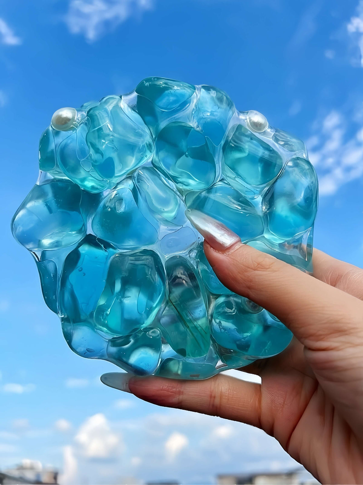 Pelotas squishy CHIBOKI Jumbo Pearl