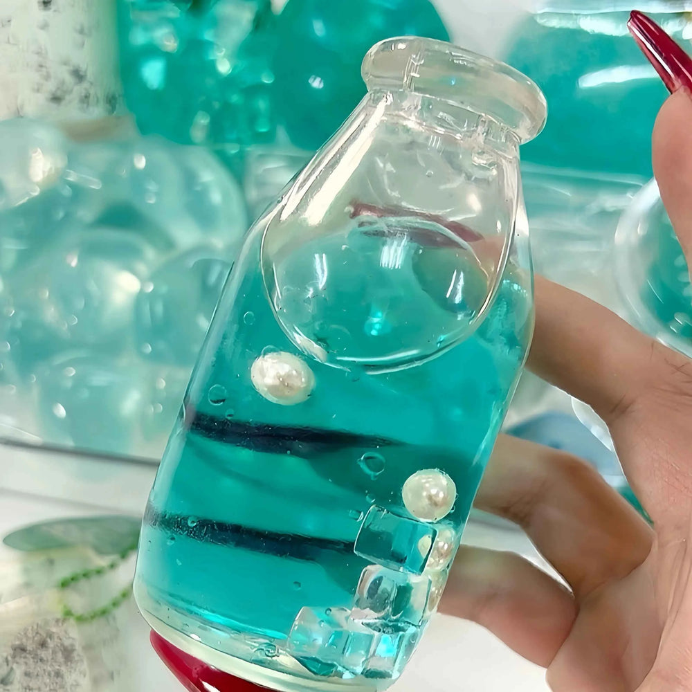 Squishies CHIBOKI de botellas transparentes