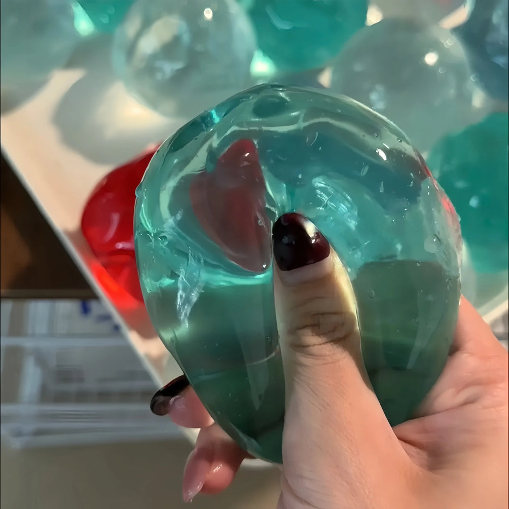 Pelota squishy Crystal Soft Glass de slime