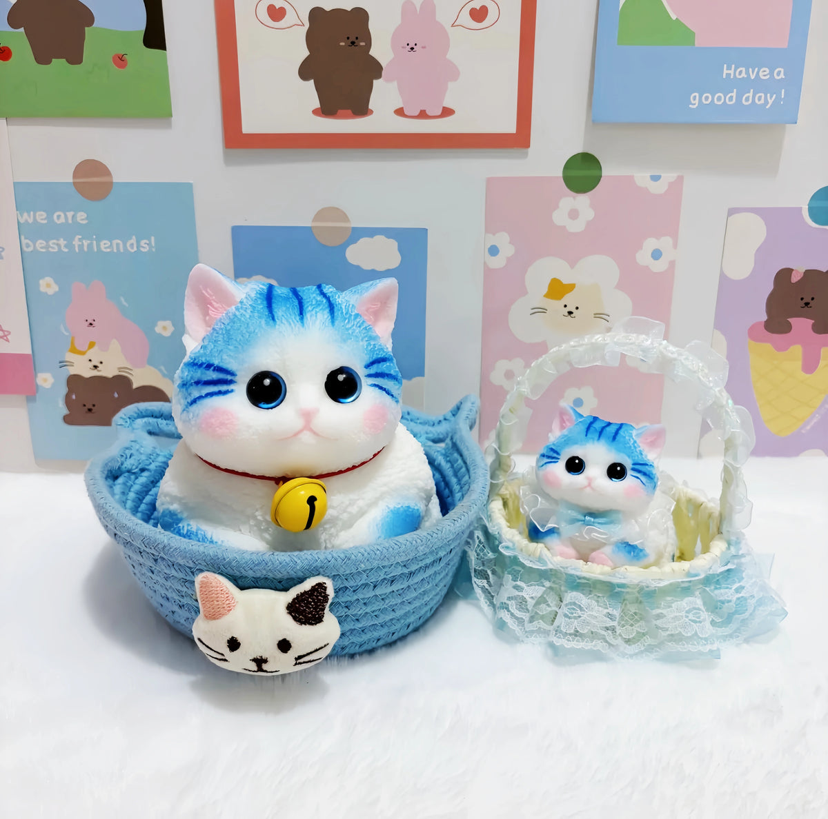 Squishy de gato gordito de silicona