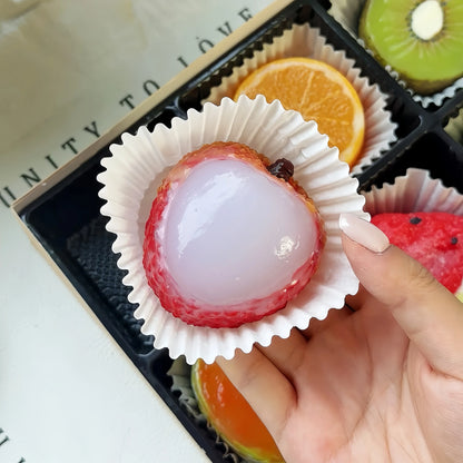 Premium Realistic Fruit Squishy Gift Box – Slow Rising Sensory Toy