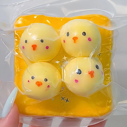 Handmade Candy-Shell Lava Toast Squishy - Cute Animal Edition