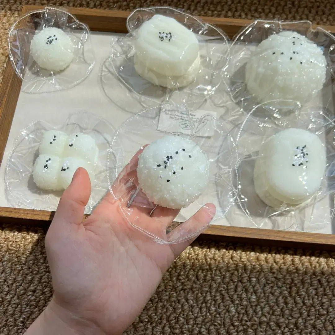 Squishies artesanales de arroz y foca