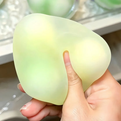 Handmade Crunchy Candy-Shell Lava Squishy Ball - ASMR Stress Relief Toy