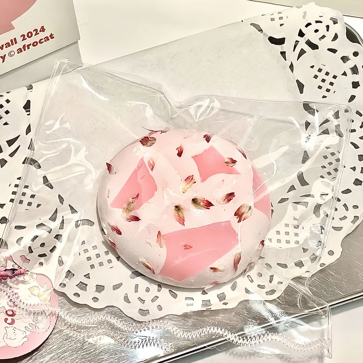 Squishies florales de galletas y daifuku