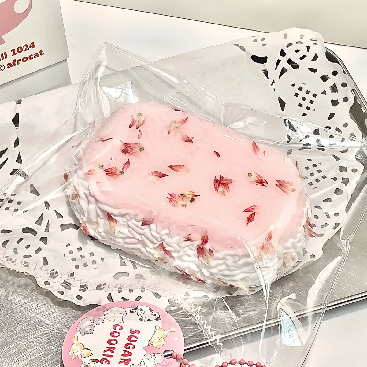 Squishies florales de galletas y daifuku