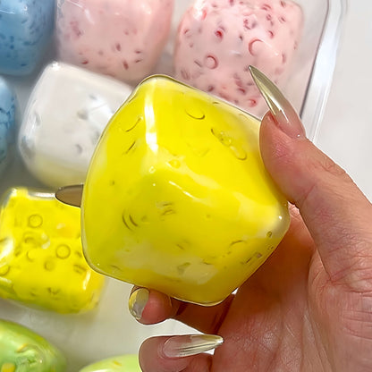Squishies de cubos de yogur y dulces