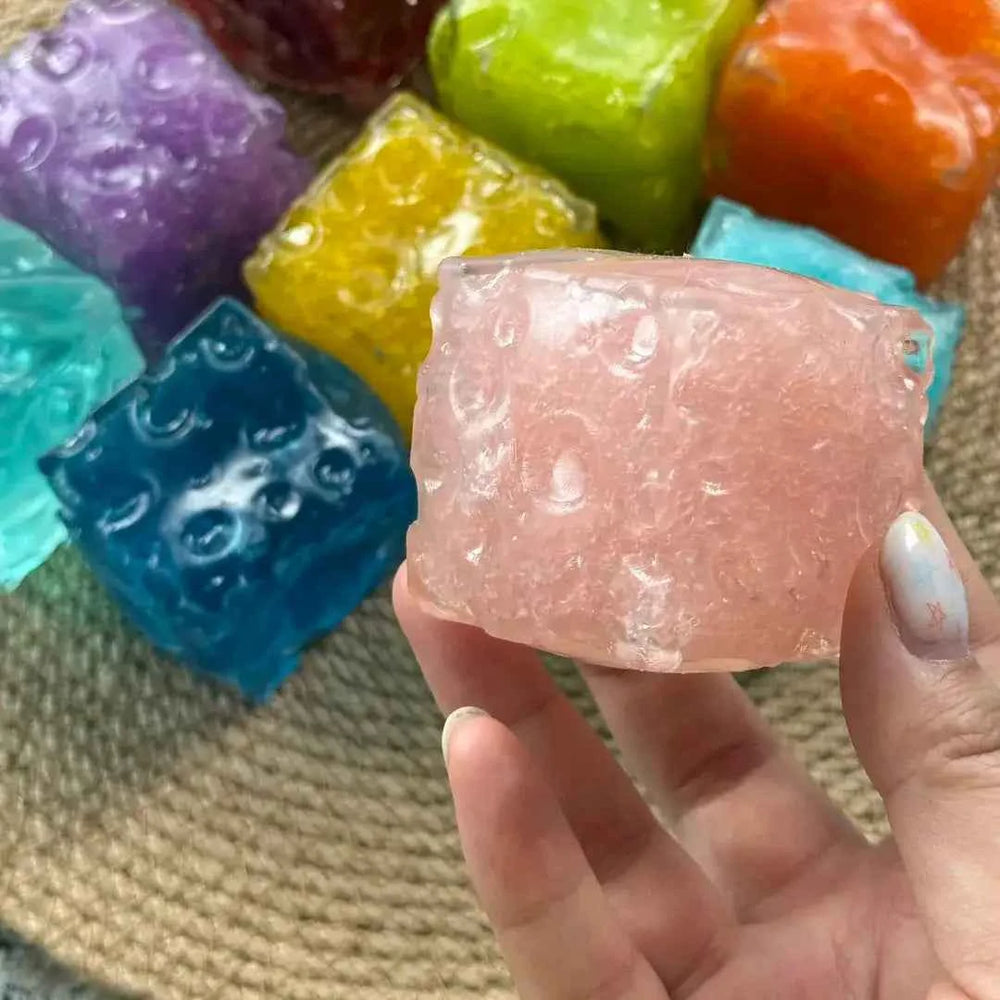Mini squishy artesanal de cubo de queso