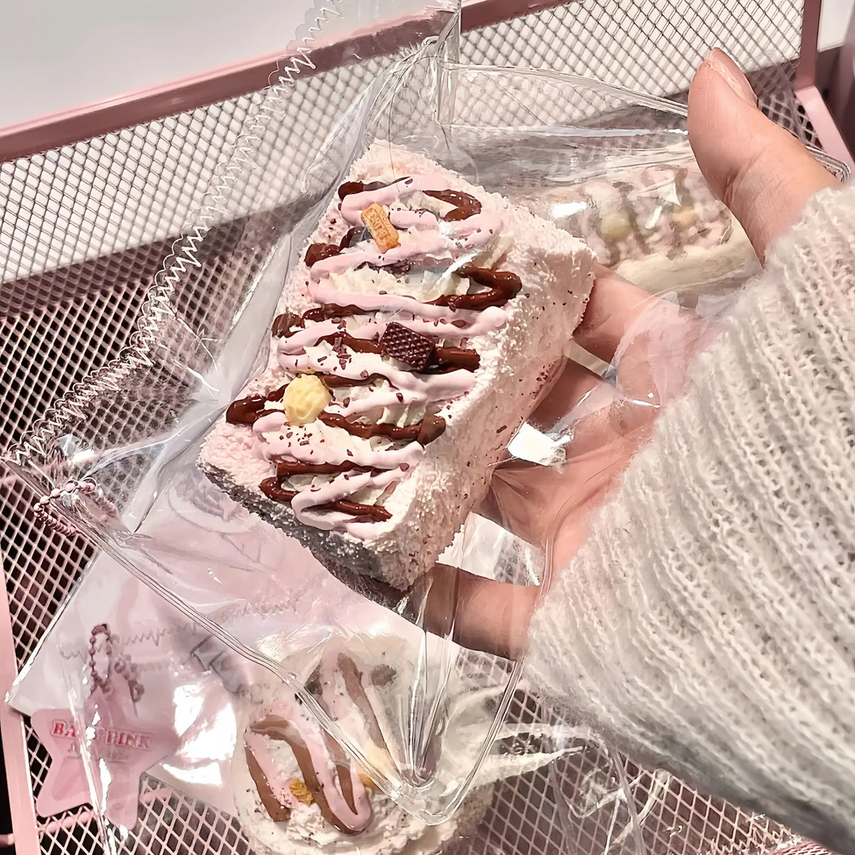 Squishy de tostada gruesa de postre