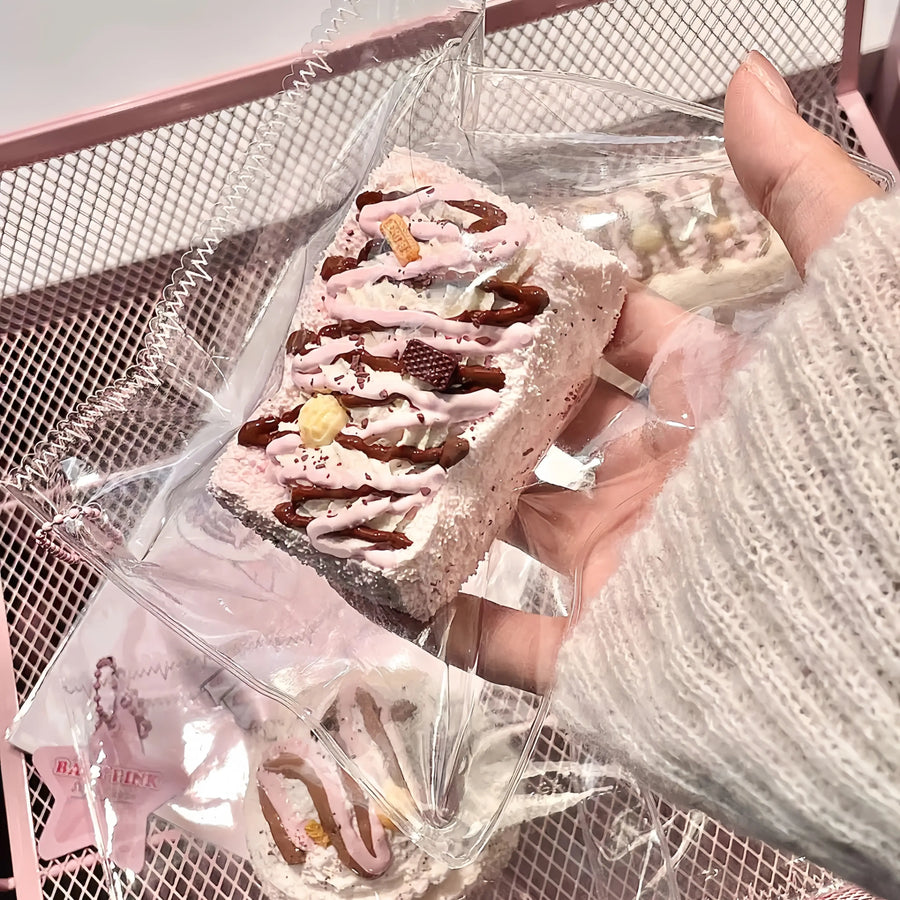 Squishy de tostada gruesa de postre