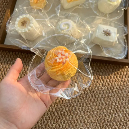 Mini squishies artesanales de tartas y postres