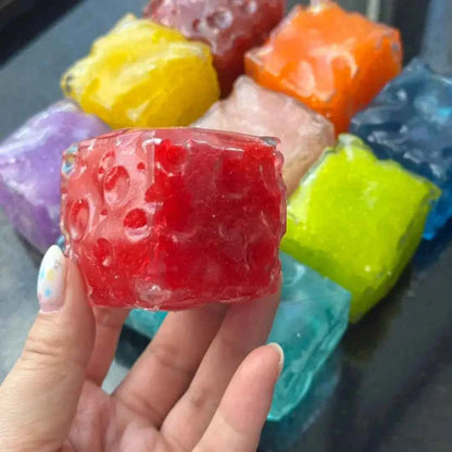 Mini squishy artesanal de cubo de queso