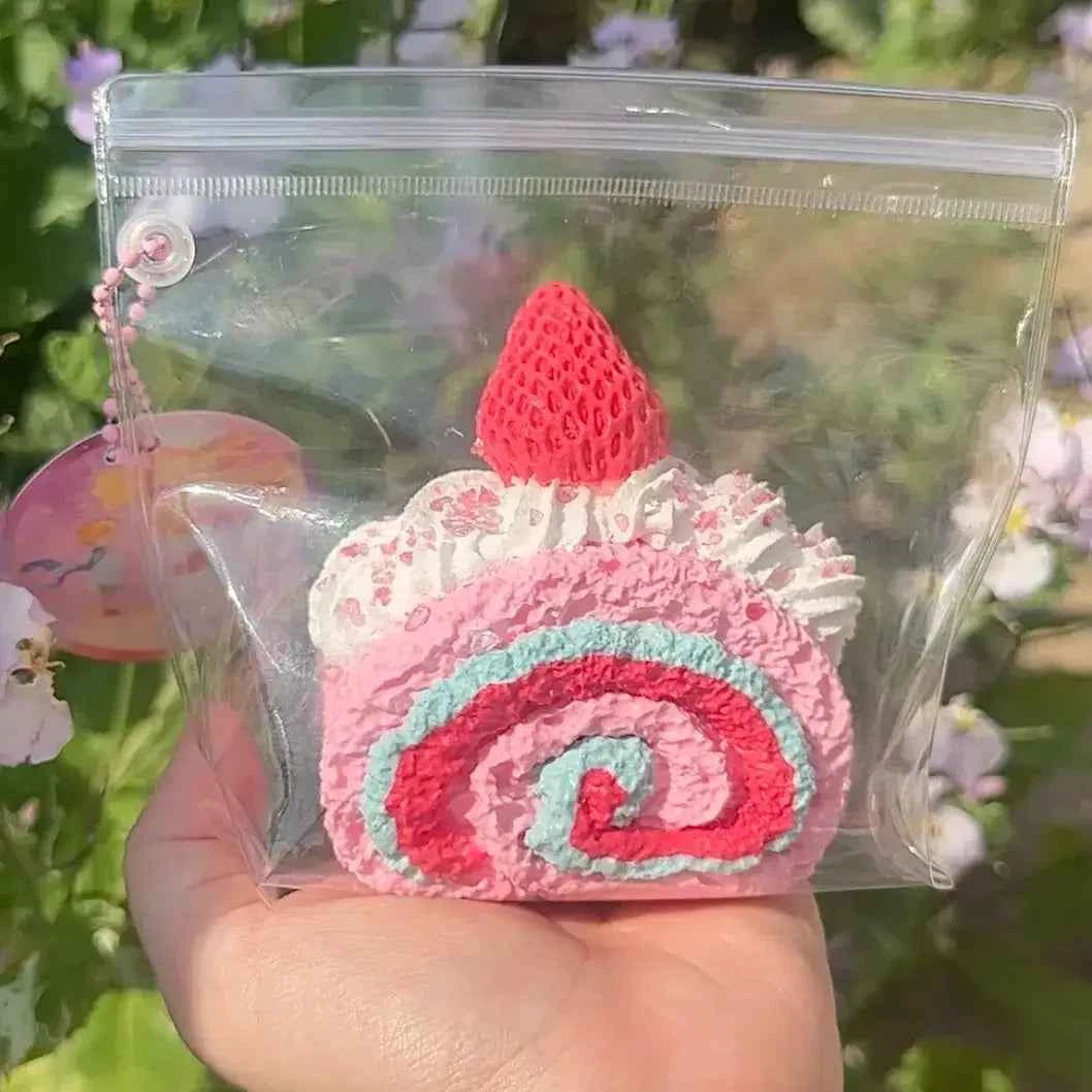 Squishies de tartas y bizcochos con crema