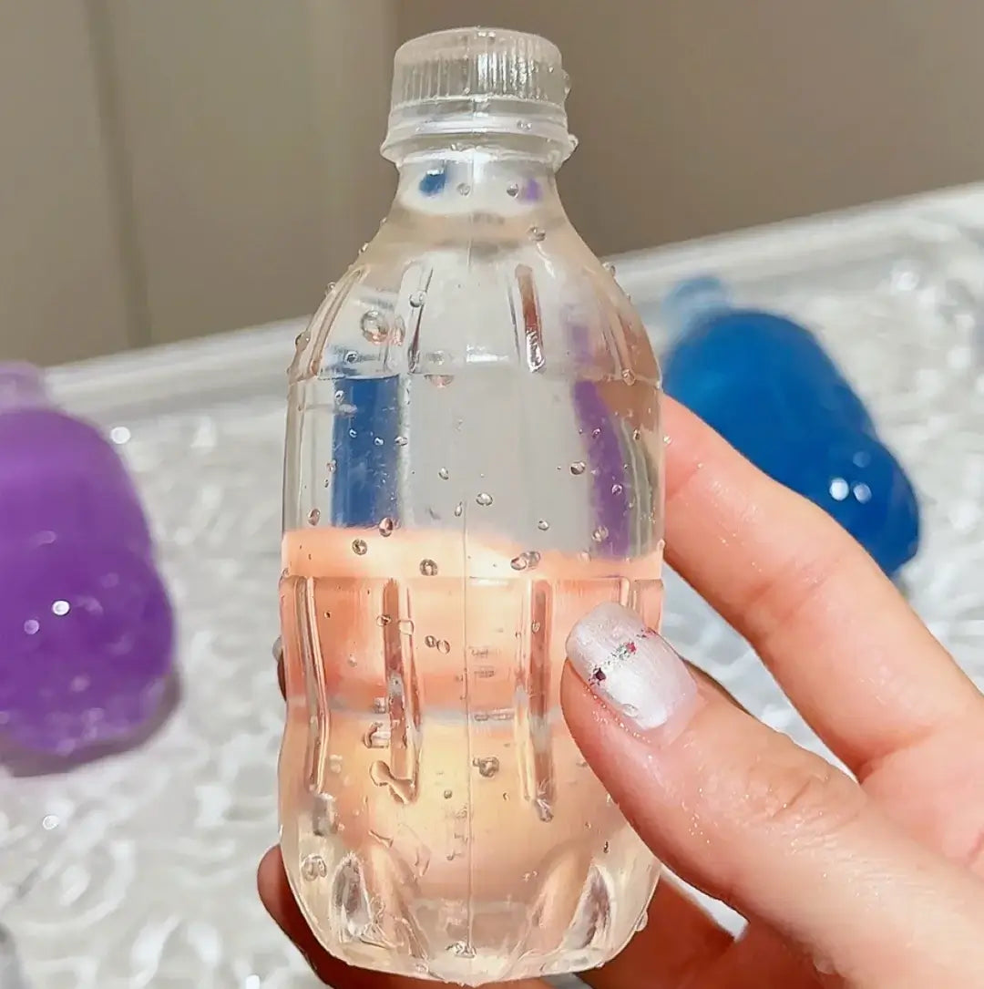 Squishies artesanales de botellas de bebidas