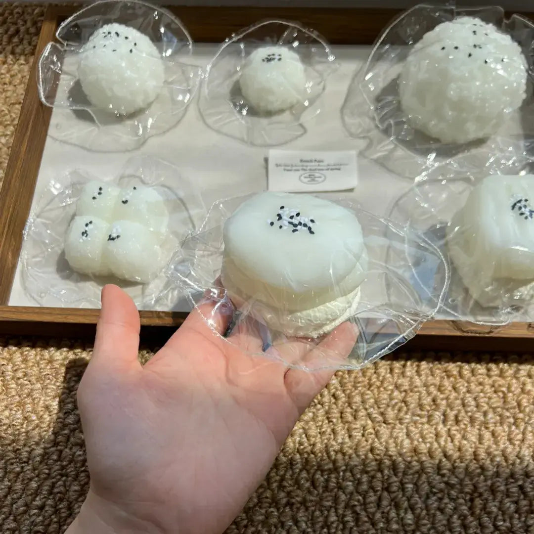 Squishies artesanales de arroz y foca