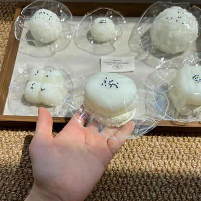 Squishies artesanales de arroz y foca