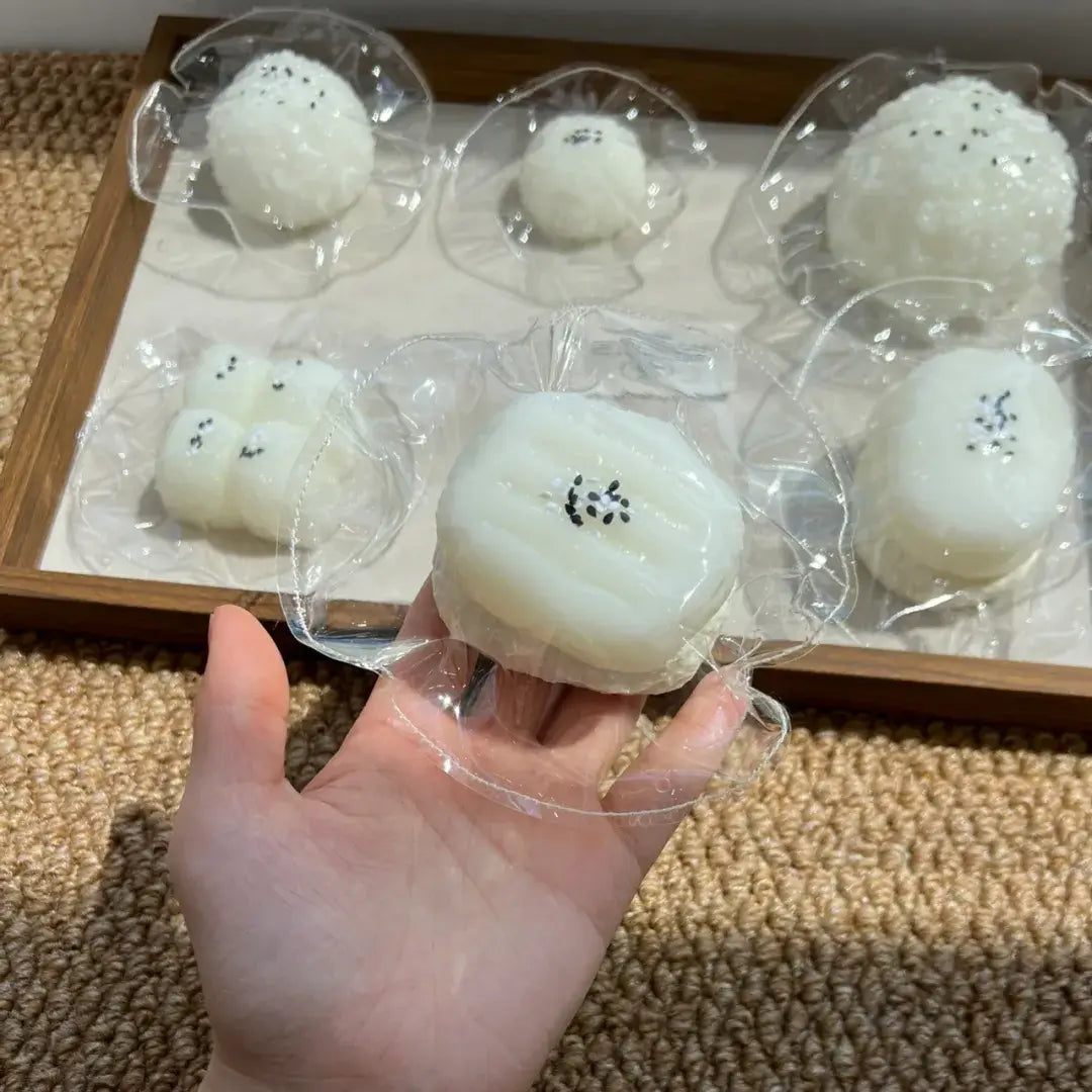 Squishies artesanales de arroz y foca