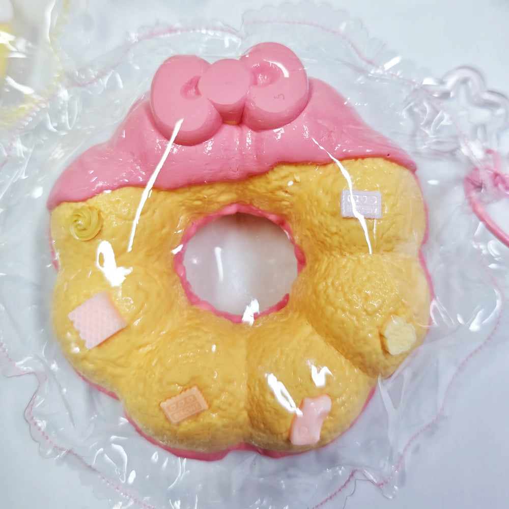 Jumbo Kawaii Donut Squishy – Slow Rising Dessert Stress Toy