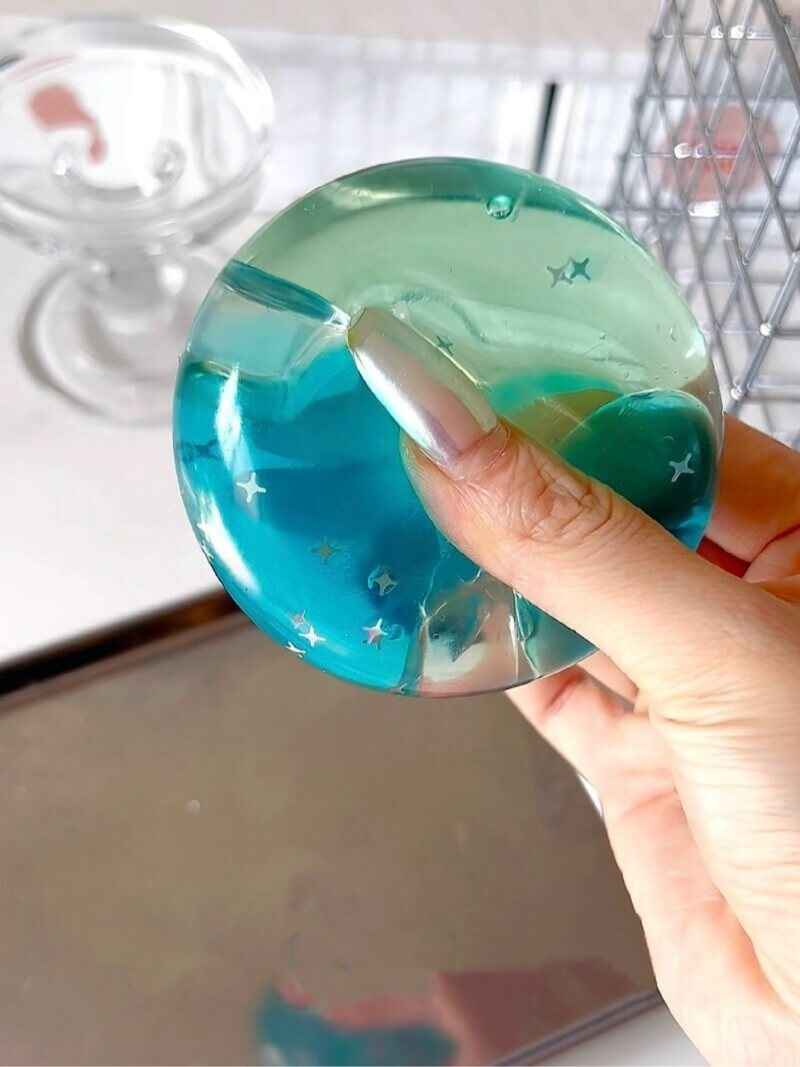 Squishies de verano con arena fluida
